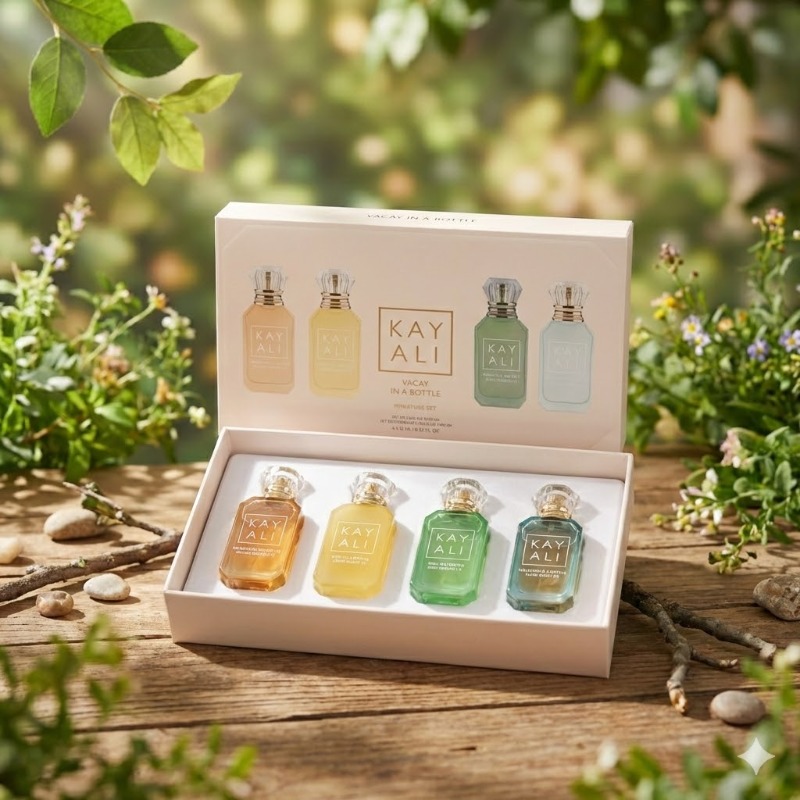 Home Fragrance Vanilla Musk - Conjunto de Perfumes Unissex KAYALI 4*10ml,