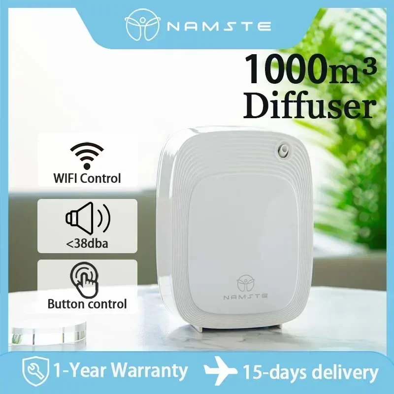 Home Fragrance With Essential Oils - Difusor de Aroma Namaste 1000m³ com