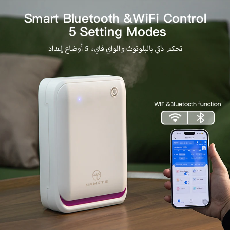NAMSTE 500m3 Máquina de Aromat - Home Fragrance Vaporizer avaliação e preço